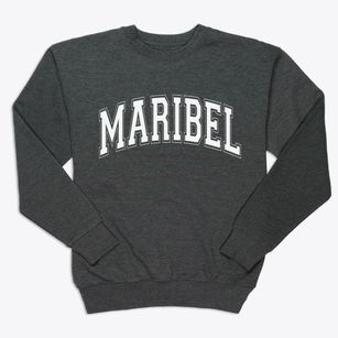 Maribel Wisconsin Varsity Premium Crewneck Sweatshirt