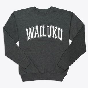 Wailuku Hawaii Varsity Premium Crewneck Sweatshirt