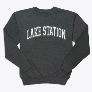 Lake Station Indiana Varsity Premium Crewneck Sweatshirt