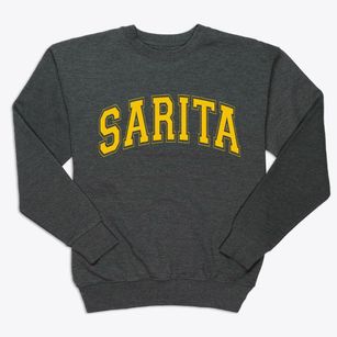 Sarita Texas Varsity Premium Crewneck Sweatshirt