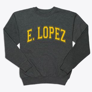 E. Lopez Texas Varsity Premium Crewneck Sweatshirt