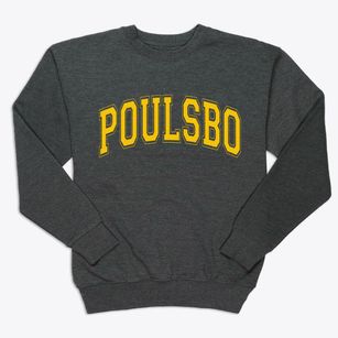 Poulsbo Washington Varsity Premium Crewneck Sweatshirt