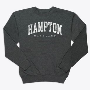 Hampton Maryland Urban Vibe Premium Crewneck Sweatshirt