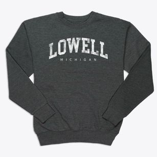 Lowell Michigan Urban Vibe Premium Crewneck Sweatshirt