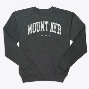 Mount Ayr Iowa Urban Vibe Premium Crewneck Sweatshirt