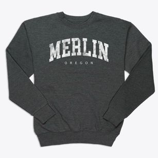 Merlin Oregon Urban Vibe Premium Crewneck Sweatshirt