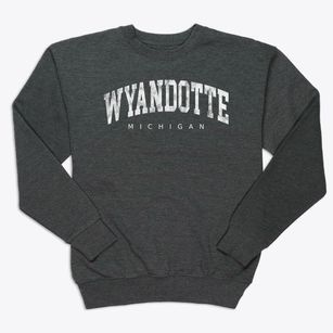 Wyandotte Michigan Urban Vibe Premium Crewneck Sweatshirt