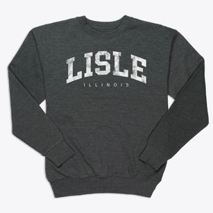 Lisle Illinois Urban Vibe Premium Crewneck Sweatshirt