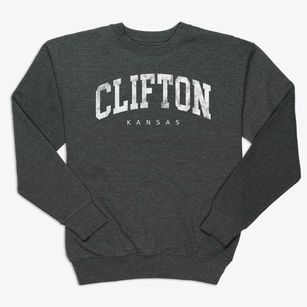 Clifton Kansas Urban Vibe Premium Crewneck Sweatshirt