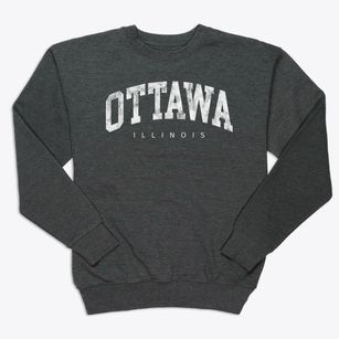 Ottawa Illinois Urban Vibe Premium Crewneck Sweatshirt