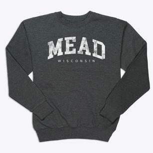 Mead Wisconsin Urban Vibe Premium Crewneck Sweatshirt