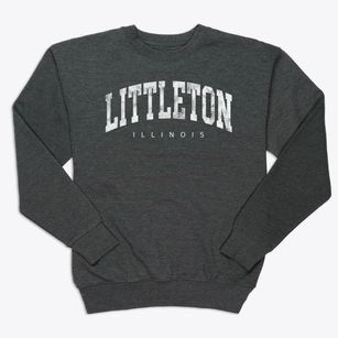 Littleton Illinois Urban Vibe Premium Crewneck Sweatshirt