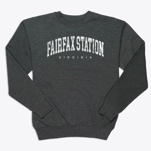 Fairfax Station Virginia Urban Vibe Premium Crewneck Sweatshirt