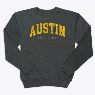 Austin Indiana Urban Vibe Premium Crewneck Sweatshirt