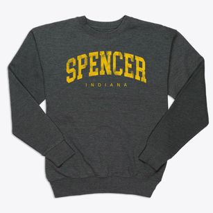 Spencer Indiana Urban Vibe Premium Crewneck Sweatshirt