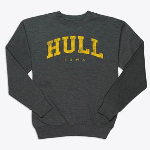 Hull Iowa Urban Vibe Premium Crewneck Sweatshirt