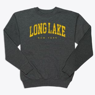 Long Lake New York Urban Vibe Premium Crewneck Sweatshirt