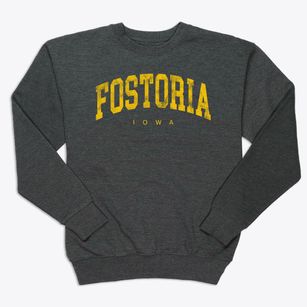Fostoria Iowa Urban Vibe Premium Crewneck Sweatshirt