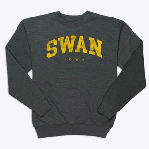 Swan Iowa Urban Vibe Premium Crewneck Sweatshirt