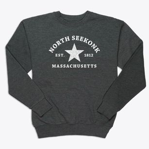 North Seekonk Massachusetts Star Premium Crewneck Sweatshirt