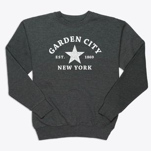 Garden City New York Star Premium Crewneck Sweatshirt