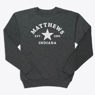 Matthews Indiana Star Premium Crewneck Sweatshirt
