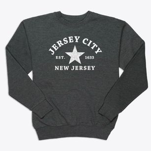 Jersey City New Jersey Star Premium Crewneck Sweatshirt