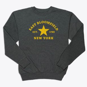 East Bloomfield New York Star Premium Crewneck Sweatshirt