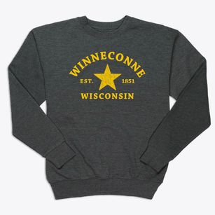 Winneconne Wisconsin Star Premium Crewneck Sweatshirt