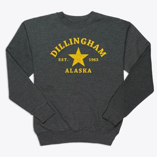 Dillingham Alaska Star Premium Crewneck Sweatshirt