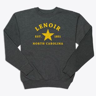 Lenoir North Carolina Star Premium Crewneck Sweatshirt
