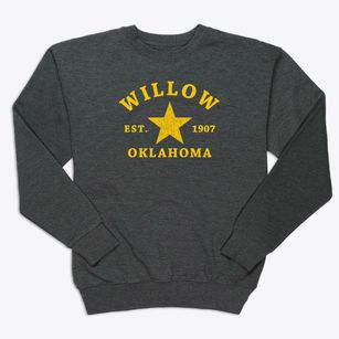 Willow Oklahoma Star Premium Crewneck Sweatshirt
