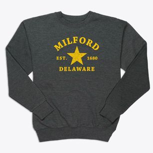 Milford Delaware Star Premium Crewneck Sweatshirt