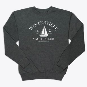 Winterville North Carolina Yacht Club Premium Crewneck Sweatshirt