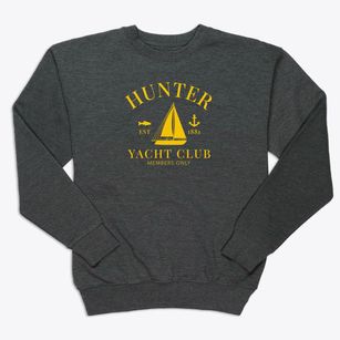 Hunter North Dakota Yacht Club Premium Crewneck Sweatshirt