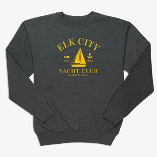 Elk City Idaho Yacht Club Premium Crewneck Sweatshirt