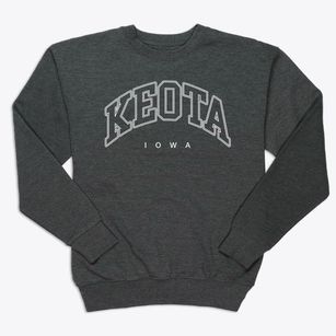 Keota Iowa Inline Premium Crewneck Sweatshirt
