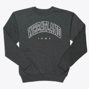 Wheatland Iowa Inline Premium Crewneck Sweatshirt