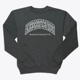 Amherst Center Massachusetts Inline Premium Crewneck Sweatshirt