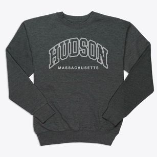 Hudson Massachusetts Inline Premium Crewneck Sweatshirt