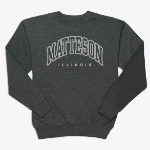 Matteson Illinois Inline Premium Crewneck Sweatshirt