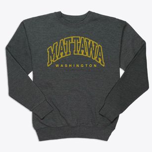Mattawa Washington Inline Premium Crewneck Sweatshirt