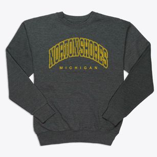 Norton Shores Michigan Inline Premium Crewneck Sweatshirt