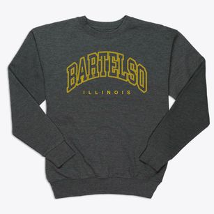 Bartelso Illinois Inline Premium Crewneck Sweatshirt