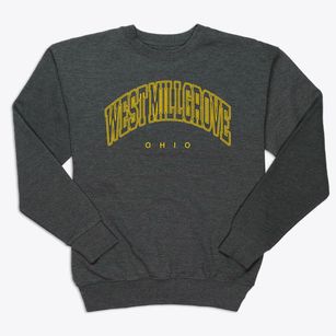 West Millgrove Ohio Inline Premium Crewneck Sweatshirt