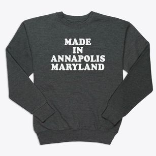 Annapolis Maryland Classic 70s Premium Crewneck Sweatshirt
