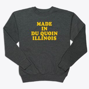 Du Quoin Illinois Classic 70s Premium Crewneck Sweatshirt