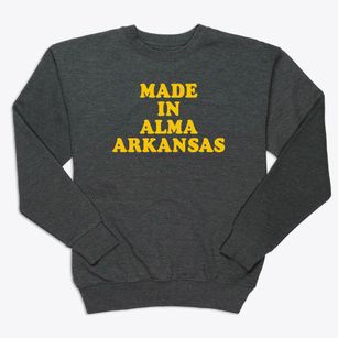 Alma Arkansas Classic 70s Premium Crewneck Sweatshirt