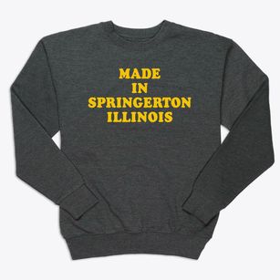 Springerton Illinois Classic 70s Premium Crewneck Sweatshirt