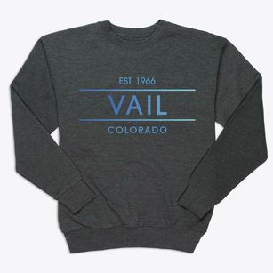 Vail Colorado Horizon Premium Crewneck Sweatshirt